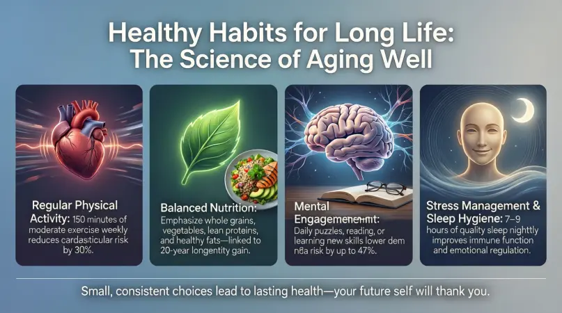 Healthy Habits For Long Life – Tips For Longevity